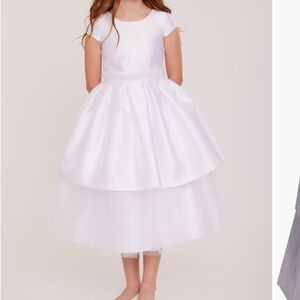 Nordstrom White Flower Girl/Communion Dress